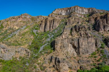 Ermenistan 'daki Azat Vadisi' nin dağlık manzarası