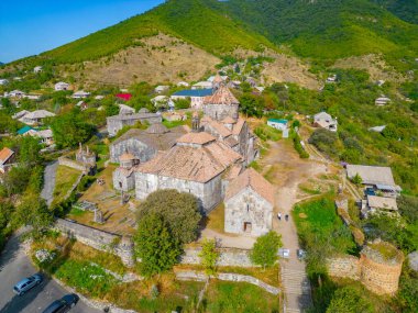 Ermenistan 'daki Haghpat Manastırı' nda güneşli bir gün.