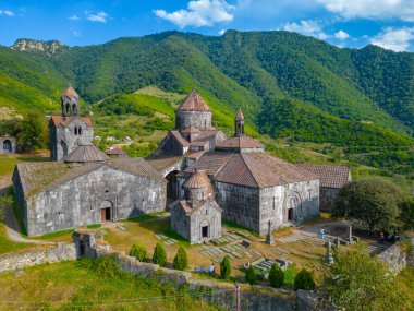 Ermenistan 'daki Haghpat Manastırı' nda güneşli bir gün.