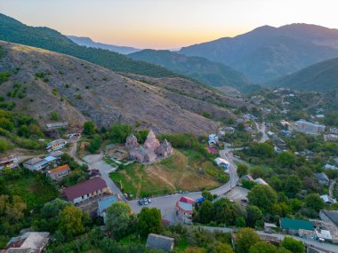 Ermenistan 'daki Goshavank Manastırı' nın gündoğumu