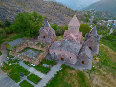 Ermenistan 'daki Goshavank Manastırı' nın gündoğumu