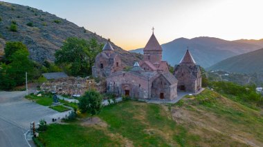 Ermenistan 'daki Goshavank Manastırı' nın gündoğumu