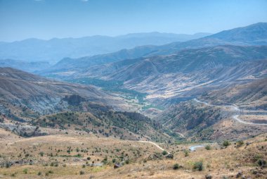 Ermenistan 'daki Selim Geçidi Panorama görünümü