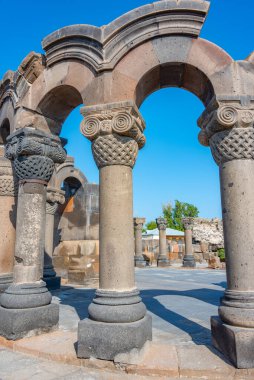 zvartnots Katedrali Ermenistan'ın kalıntıları