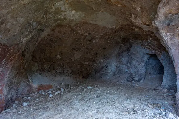 Régi Khndzoresk Elhagyott Barlangváros Örményországban — Stock Fotó
