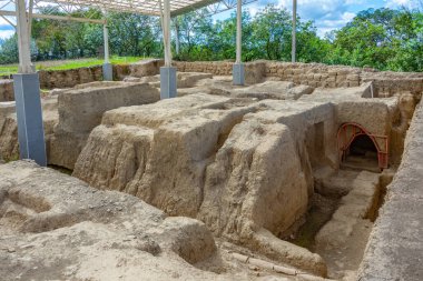 Azerbaycan 'daki antik şehir Gabala' nın kalıntıları