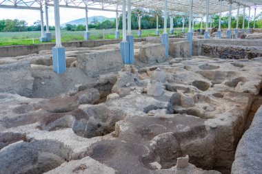 Azerbaycan 'daki antik şehir Gabala' nın kalıntıları