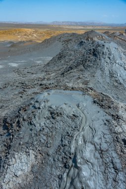 Azerbaycan 'daki Qobustan çamur volkanları