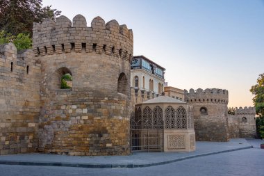 Bakü, Azerbaycan 'ın Icherisheher bölgesinin tahkimatı