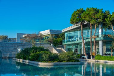 Bakü, Azerbaycan 'daki Mini Venedik yapay kanalları