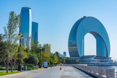 Bakü, Azerbaycan 'da yaz günü.