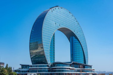 Bakü, Azerbaycan 'da yaz günü.