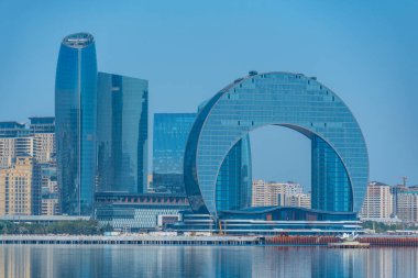 Bakü, Azerbaycan 'da yaz günü.