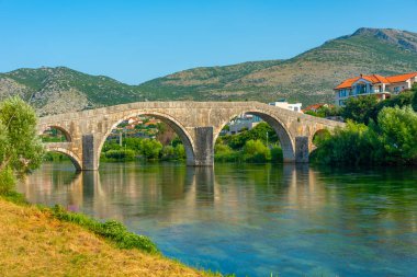 Bosna 'nın Trebinje kentinde arslanagiç köprüsü