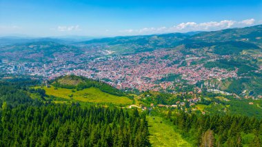 Bosna başkenti Saraybosna 'nın Panoraması