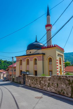 Bosna 'nın Gezgin kentinde eski bir cami