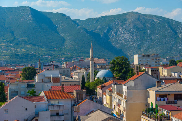 Cityscape of Mostar, Bosnia and Herzegovina