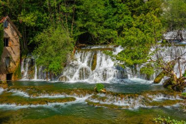 Great Una Waterfalls in Bosnia and Herzegovina clipart