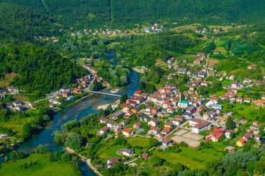 Kulen Vakuf town in Bosnia and Herzegovina clipart