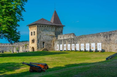Ostrozac castle in Bosnia and Herzegovina clipart