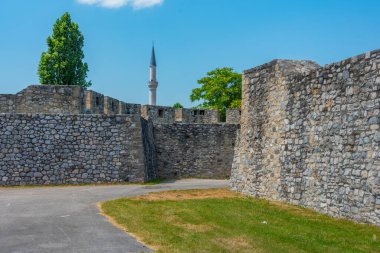 Panorama view of Kastel Fortress in Banja Luka, Bosnia and Herzegovina clipart