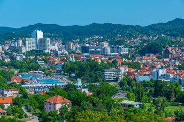 Bosna-Hersek 'in Tuzla kentinde Pannonica Tuz Gölleri