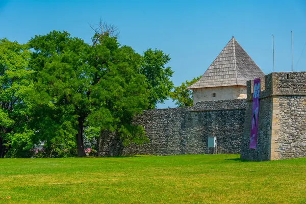 Bosna-Hersek 'in Banja Luka kentindeki Kastel Kalesinin Panorama manzarası