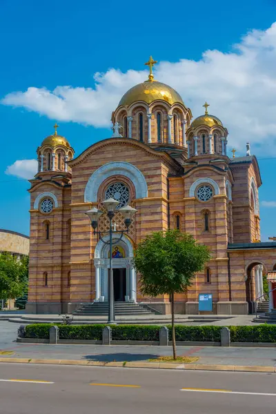 位于波斯尼亚和黑塞哥维那巴尼亚卢卡的救世主东正教大教堂 — 图库照片