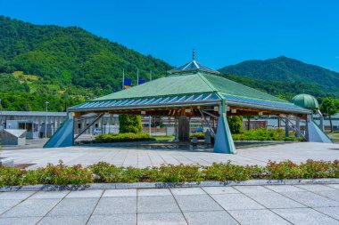 Srebrenica Memorial Center in Bosnia and Herzegovina clipart