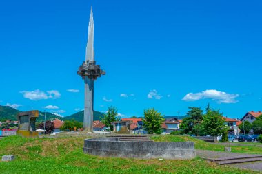 Bratunac memorial park in Bosnia and Herzegovina clipart