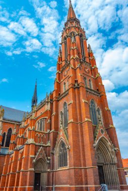 Hırvatistan 'ın Osijek kentindeki Aziz Peter ve Paul Katedrali