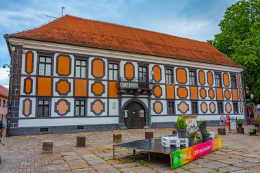 Gallery of Old and Contemporary Masters in Croatian town Varazdin clipart