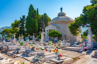 Hırvatistan 'ın Cavtat kentindeki Raciç ailesinin mozolesi