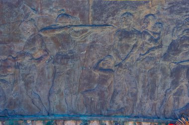 Hırvatistan 'daki Peljesac yarımadasındaki tabor heykeli