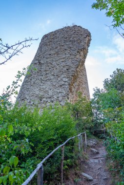 Gürcistan 'daki Ujarma Kalesi manzarası