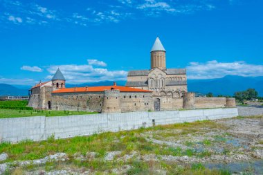 Georgia Alaetti Manastırı 'nda yaz günü.