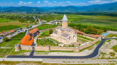 Georgia Alaetti Manastırı 'nda yaz günü.