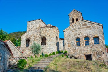 Gürcistan 'daki Nekresi manastırında yaz günü