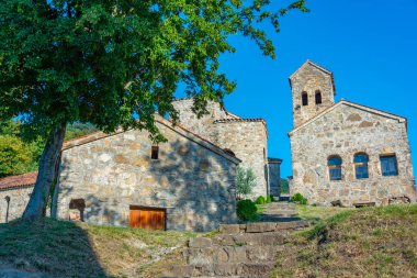 Gürcistan 'daki Nekresi manastırında yaz günü