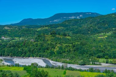 Gürcistan 'da Kutaisi çevresindeki doğal manzara
