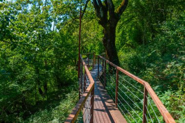 Georgia 'daki Okatse Kanyonu' nda turist geçidini askıya alın.