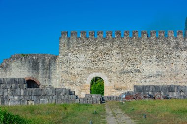 Gürcistan 'daki Nokalakevi Kalesi Panorama Manzarası