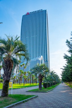 Gürcistan 'ın sahil kasabası Batumi' deki lüks oteller