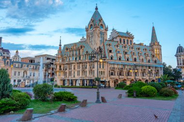 Batumi, Gürcistan 'da Avrupa meydanında yaz günü