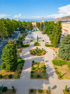 Stalin Park ve Stalin Müzesi Gori, Gürcistan 'ın merkezinde.