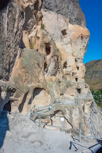 Panorama View Vardzia Caves Georgia — Stock Photo, Image