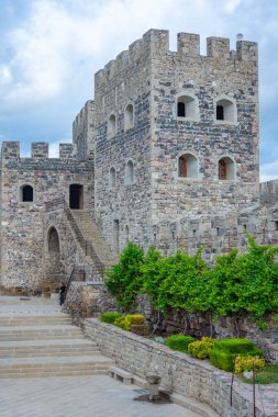 Gürcistan 'daki Akhaltsikhe (Rabati) Kalesi' nin avlusu