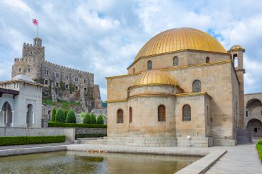 Gürcistan 'daki Akhaltsikhe Şatosu' nda Lomsia Kalesi ve Sultan Ahmad Camii