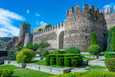 Gürcistan 'daki Akhaltsikhe Kalesi' nde (Rabati) avlu