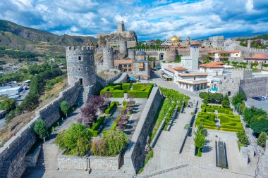 Gürcistan 'daki Akhaltsikhe Kalesi' nde (Rabati) avlu